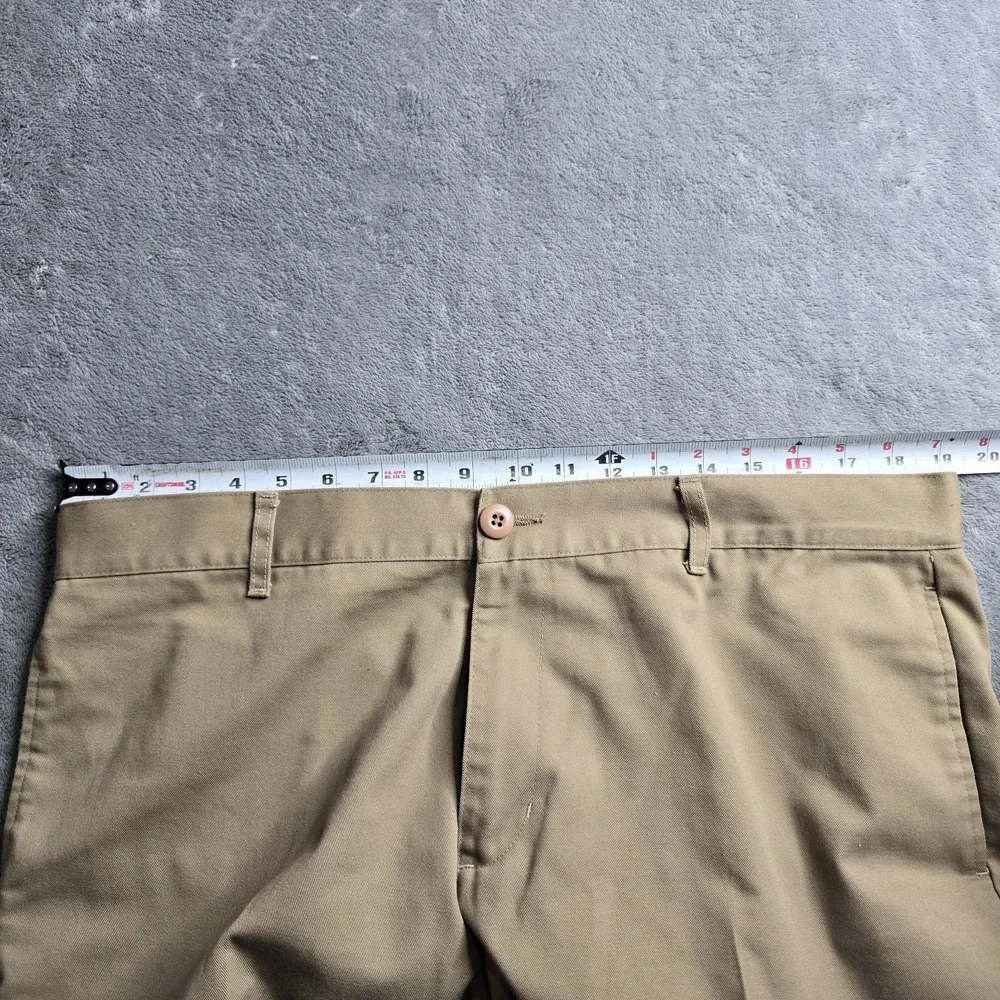 Noon Goons Pants Mens 36x34 (38) Khaki Tan Casual Club Trousers Creased USA Made